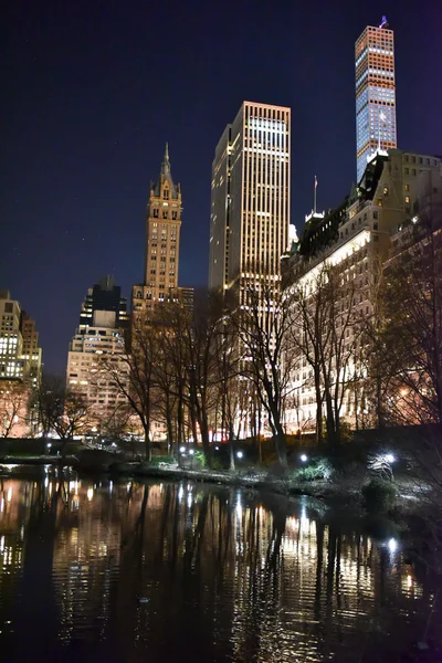 Gece, New York Central Park — Stok fotoğraf