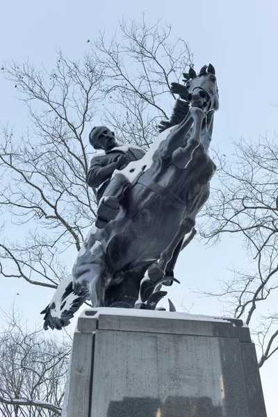 Jose Marti staty - Central Park, New York — Stockfoto