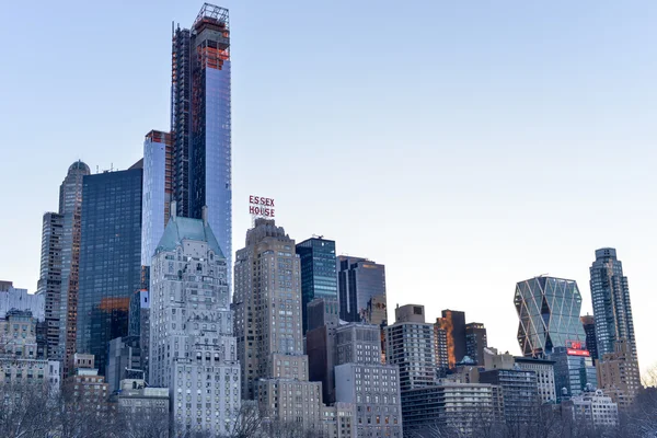 Central Park Güney gökdelenler, New York — Stok fotoğraf