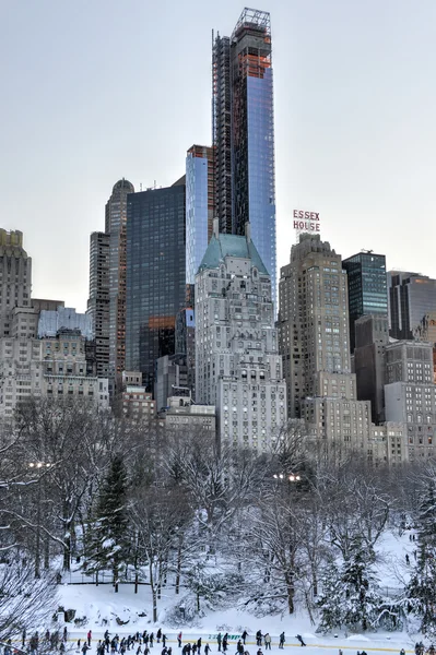 Central Park South Skyscrapers, New York — Stock Photo, Image