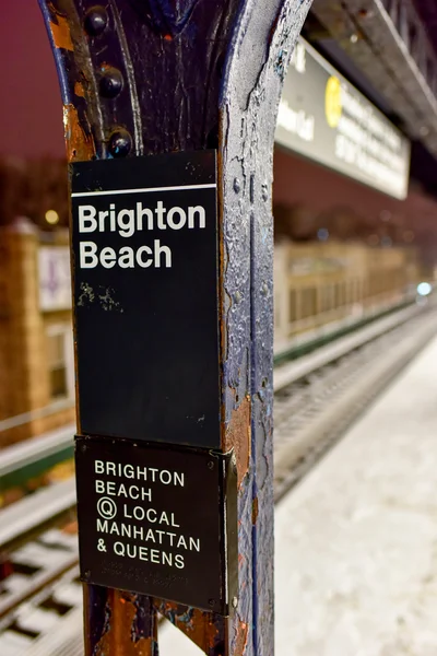 Estación de metro de Brighton Beach —  Fotos de Stock