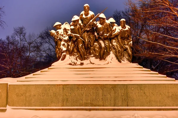 107º Monumento de Infantería de los Estados Unidos - Nueva York — Foto de Stock