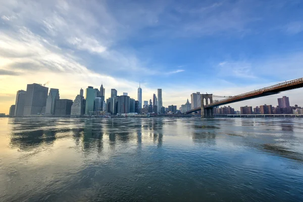 Ciudad de Nueva York skyline — Foto de Stock