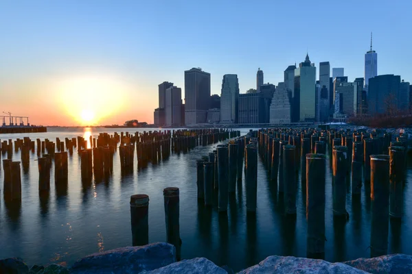 New York-skyline — Stockfoto