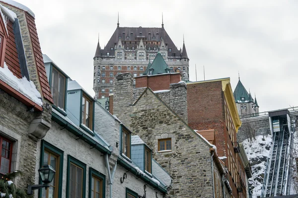 Παλιά πόλη - η πόλη του Κεμπέκ, Καναδάς — Φωτογραφία Αρχείου