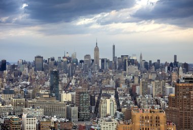 New York şehrinin silüeti
