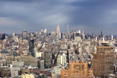 New York şehrinin silüeti