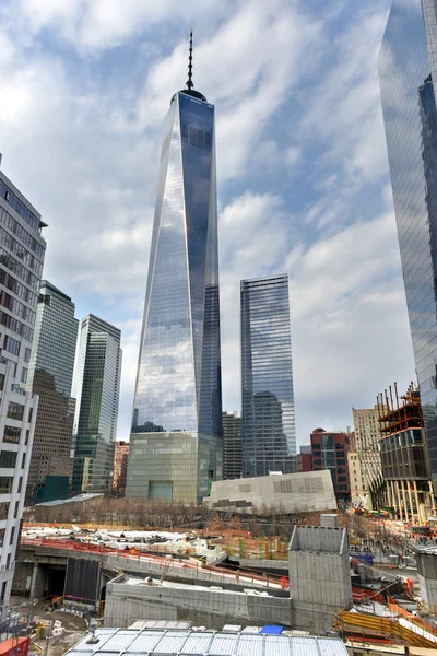 Сайт Всемирного торгового центра - Нью-Йорк — стоковое фото