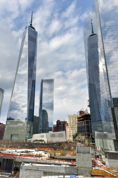Сайт Всемирного торгового центра - Нью-Йорк — стоковое фото
