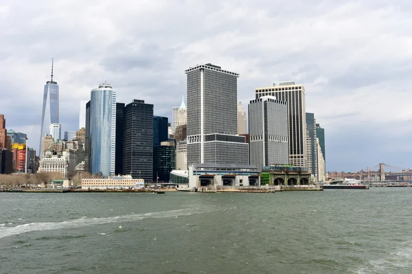 Lower Manhattan kısmının görünümü — Stok fotoğraf