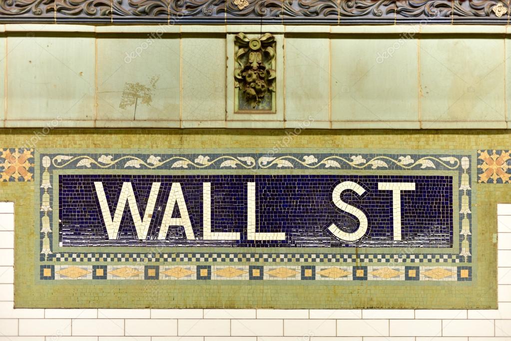 Wall Street Subway Station, New York City Stock Photo by ©demerzel21  74432043