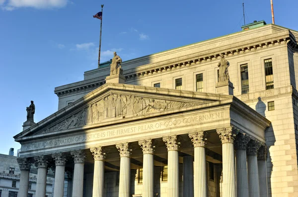 Tribunal Supremo de Nova Iorque — Fotografia de Stock