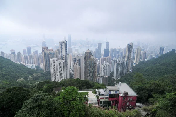 Виктория Пик Вид - Гонконг — стоковое фото
