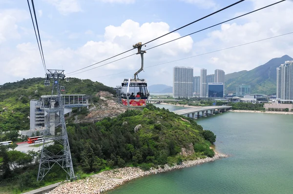 Ngong Ping kabelbaan, Hong Kong — Stockfoto