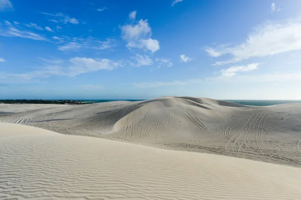 Bílé písečné duny nilgen přírodní rezervace — Stock fotografie