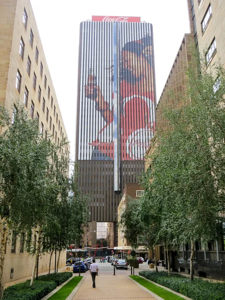 Pubblicità Coca-Cola - Johannesburg, Sudafrica — Foto Stock