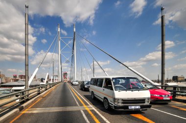 Nelson Mandela Bridge - Johannesburg, South Africa clipart