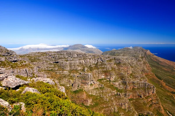 Montanha de mesa na cidade cape — Fotografia de Stock