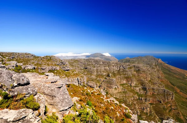 Montanha de mesa na cidade cape — Fotografia de Stock