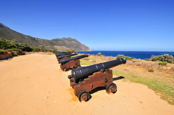 Cañones - Ciudad del Cabo, Costa de Sudáfrica — Foto de Stock