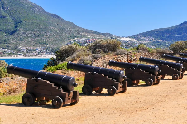 Cannoni Città del Capo, Costa del Sud Africa — Foto Stock