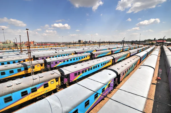 Braamfontein Railway Yards, Joanesburgo — Fotografia de Stock