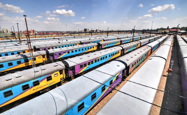 Braamfontein Railway Yards, Joanesburgo — Fotografia de Stock