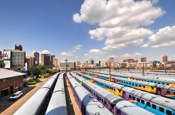 Cantieri ferroviari Braamfontein, Johannesburg — Foto Stock