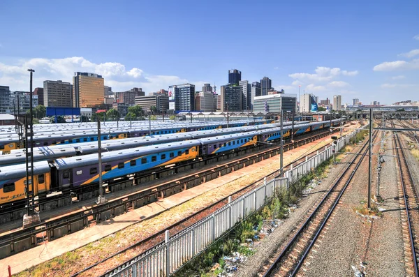 Braamfontein Railway Yards, Joanesburgo — Fotografia de Stock