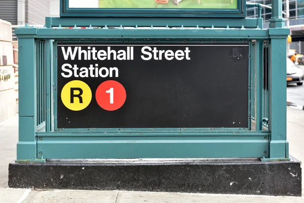 Estación de metro Whitehall Street —  Fotos de Stock