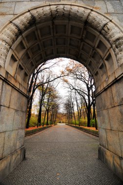 treptower park, berlin, Almanya panorama Sovyet savaş anıtı