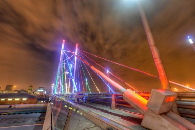 Nelson Mandela köprü gece - Johannesburg