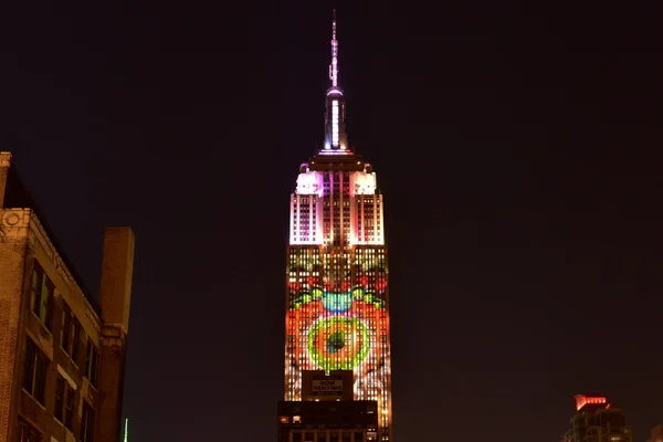 Empire State Building - Racing Extinction — Stock Photo, Image