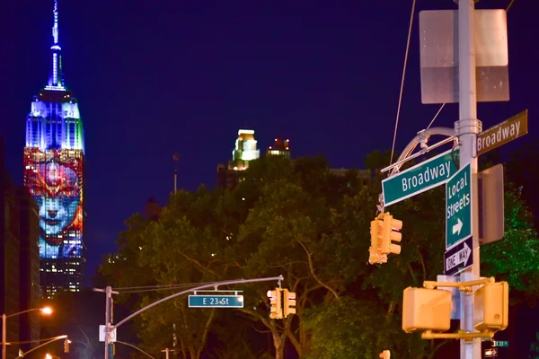 Empire State Building - wyścigi zagłady — Zdjęcie stockowe