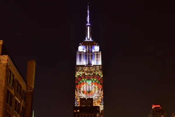 Empire State Building - Racing utrotning — Stockfoto