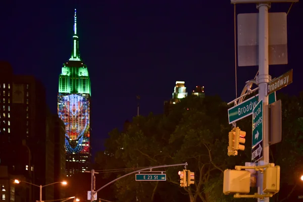 Empire State Building - wyścigi zagłady — Zdjęcie stockowe