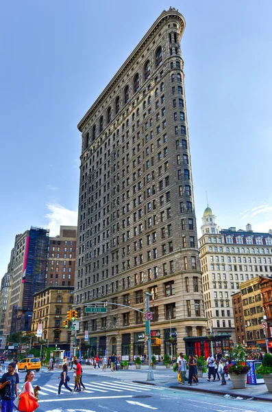 Плоское железное здание - Нью-Йорк — стоковое фото
