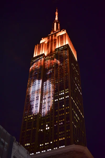Empire State Building - Racing Extinction — Stock Photo, Image