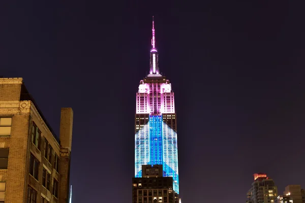 Empire State Building - Racing Extinction — Stock Photo, Image