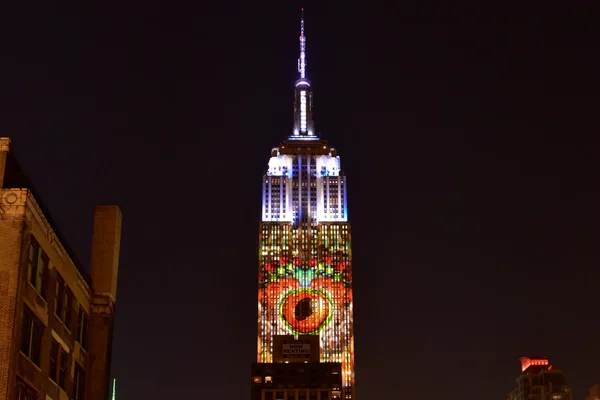 Empire State Building - Racing Extinction — Stock Photo, Image