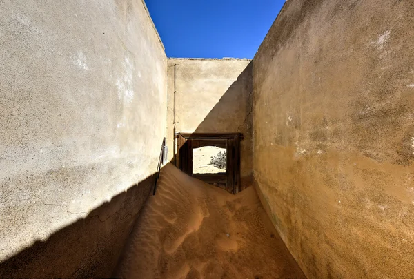 Cidade fantasma Kolmanskop, Namíbia — Fotografia de Stock