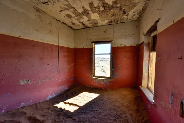 Cidade fantasma Kolmanskop, Namíbia — Fotografia de Stock