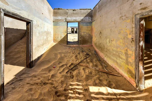 Cidade fantasma Kolmanskop, Namíbia — Fotografia de Stock