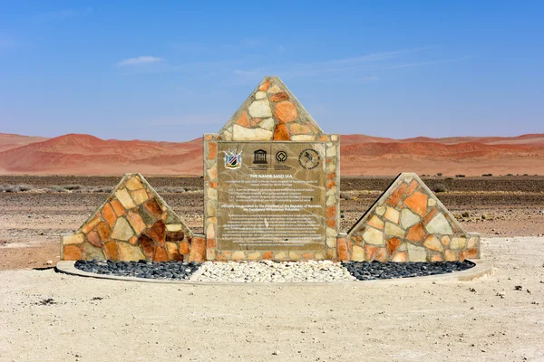 Namib zand zee - Namibië — Stockfoto