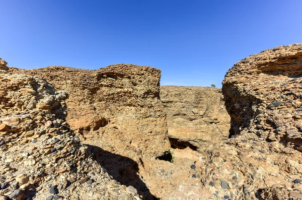 Místě zvaném Sesriem Canyon - Sossusvlei, Namibie — Stock fotografie