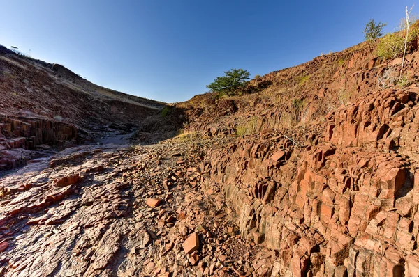 Orgelpfeifen - twyfelfontein, damaraland, namibia — Stockfoto