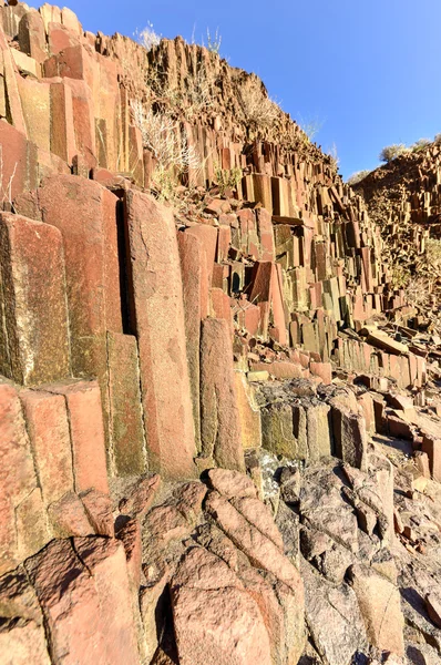 Tubos de órganos - Twyfelfontein, Damaraland, Namibia — Foto de Stock