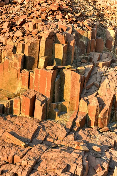 Орган трубки - Twyfelfontein, Damaraland, Намібія — стокове фото