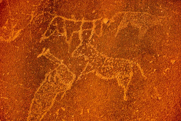 Μπούσμαν βραχογραφίες - Ναμίμπια — Φωτογραφία Αρχείου