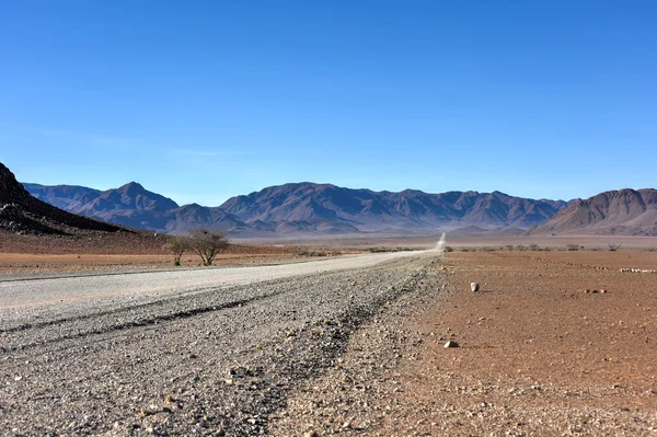 Yollar - Namibya çakıl — Stok fotoğraf